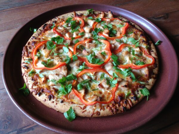 Asian Barbecue Chicken Pizza