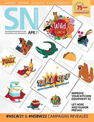 April 2021 School Nutrition Cover