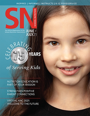 June/July 2021 School Nutrition Cover