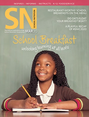 March 2020 School Nutrition Cover