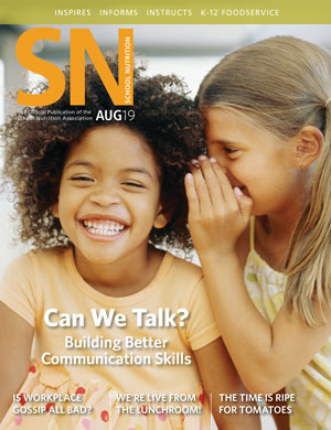 August 2019 School Nutrition Cover