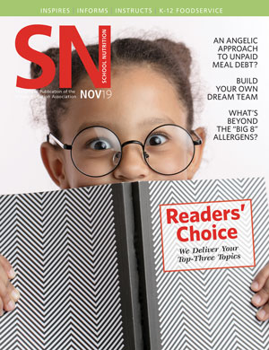 November 2019 School Nutrition Cover