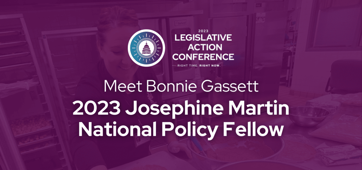 Texto de Josephine Martin National Policy Fellow con LAC sobre fondo morado