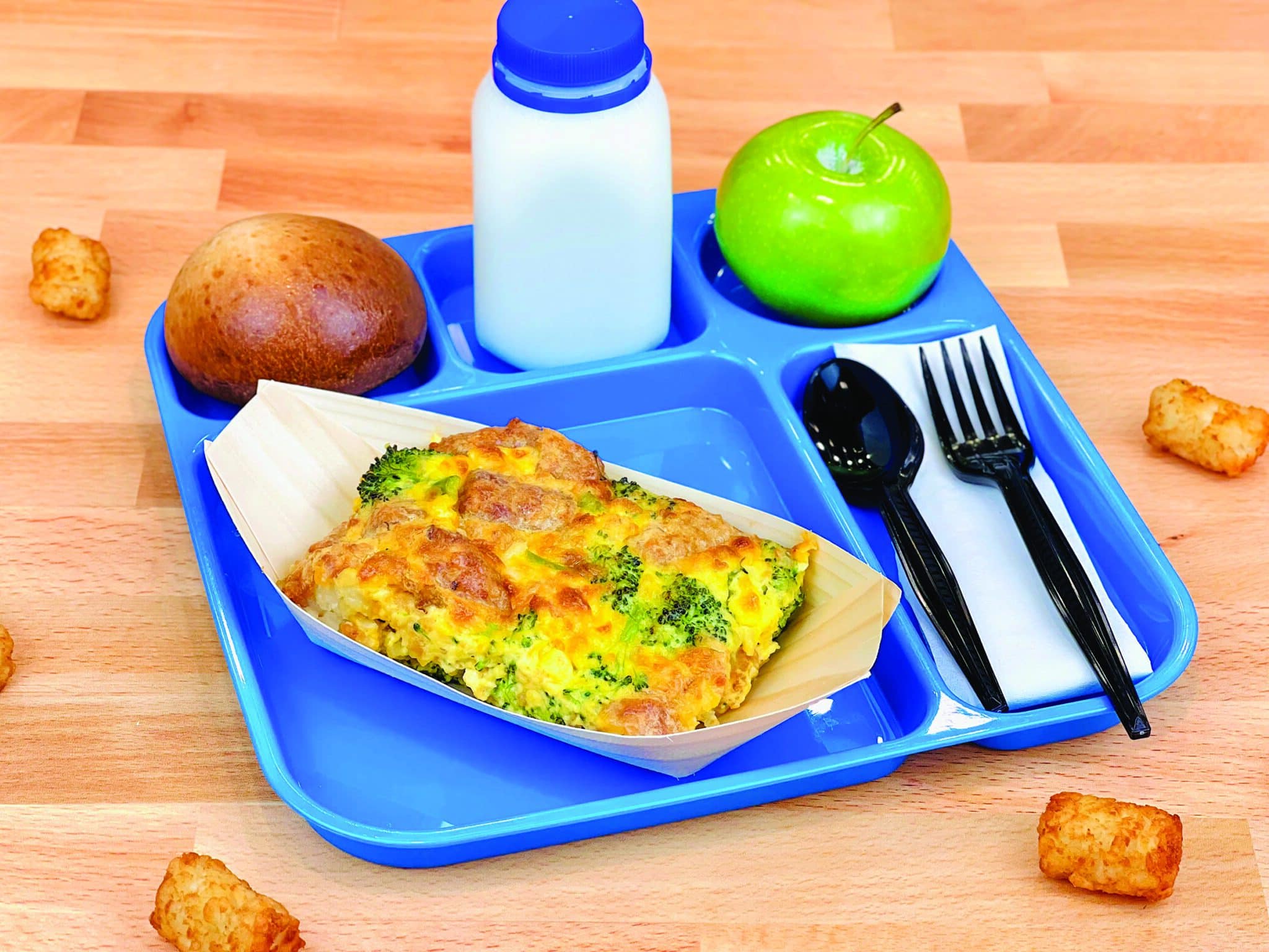 Broccoli and Cheese Hash Brown Casserole School Nutrition Association