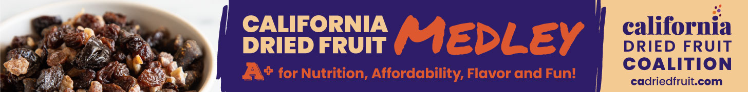 Ad for California Dried Fruit Coalition links to California Dried Fruit Coalition site