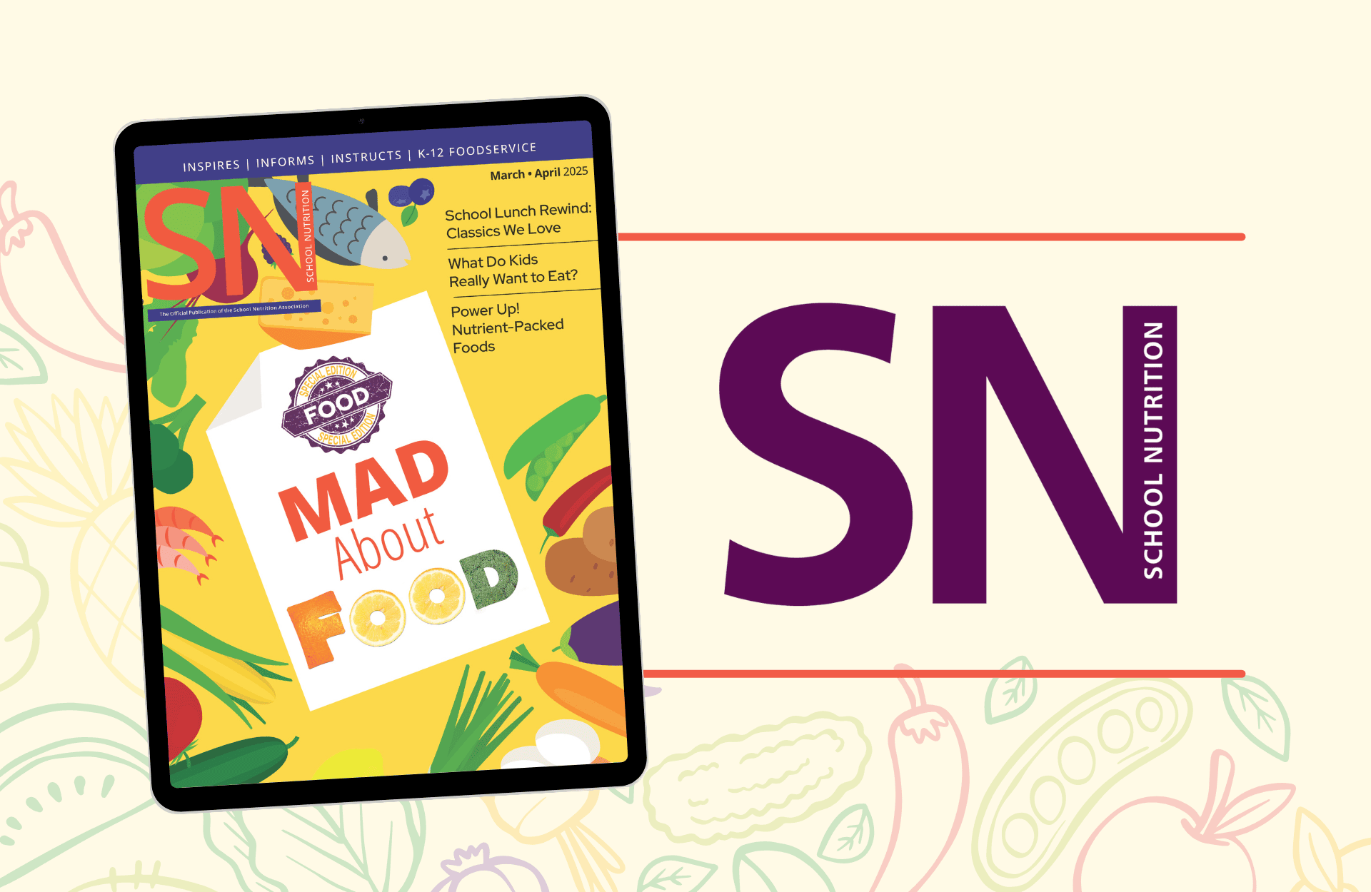 Cover of School Nutrition magazine's March/April 2025 issue