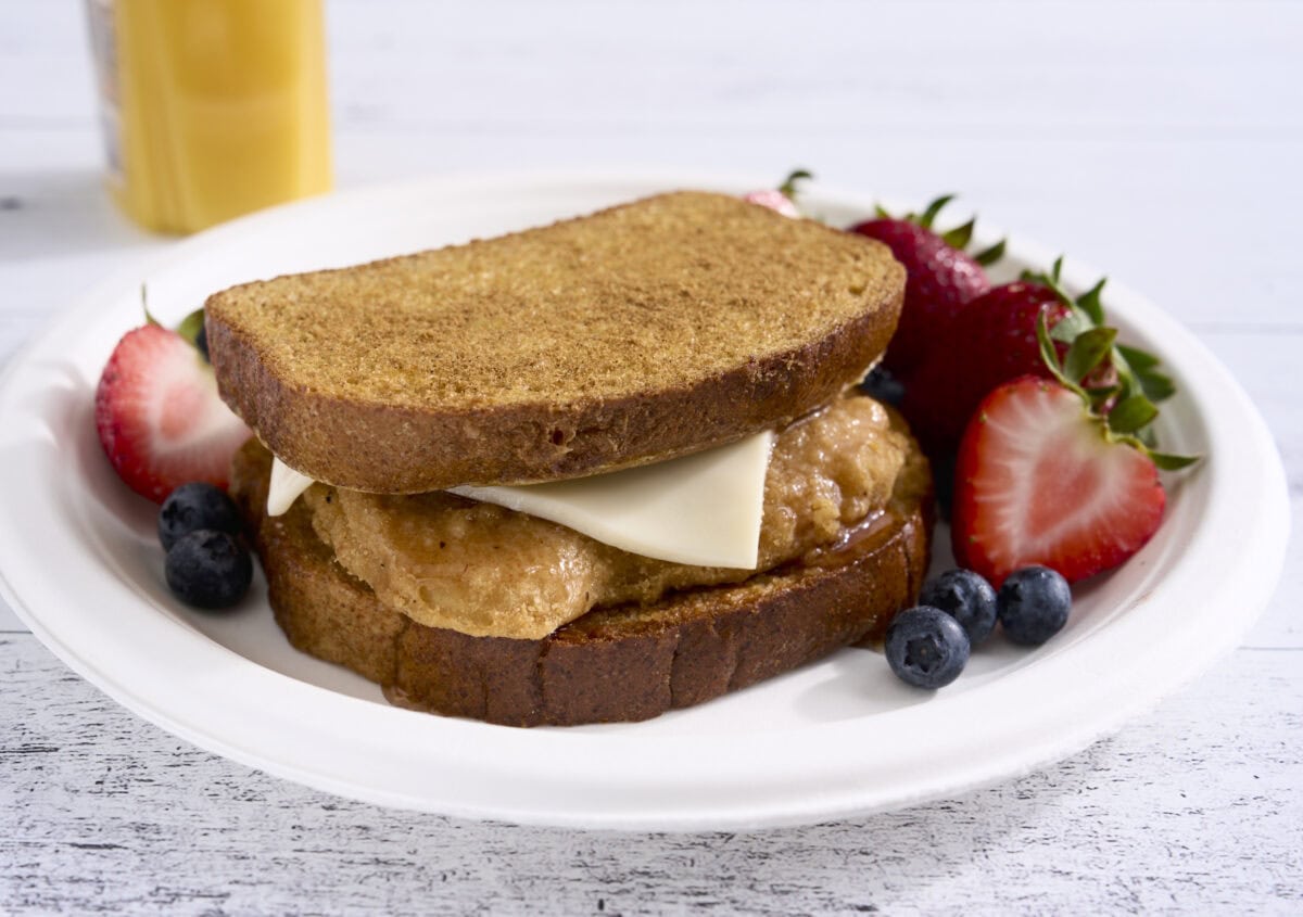 french toast chicken melt