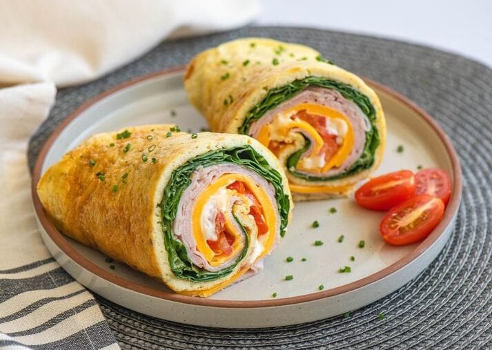 Egg Flatbread Wrap