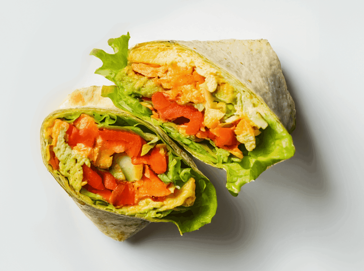 Avocado Hummus Wrap