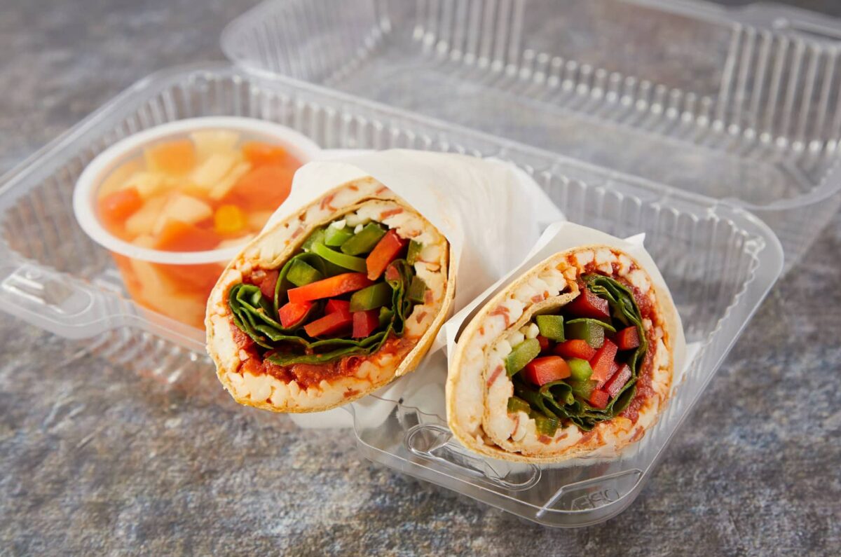 Veggie Pizza Wrap