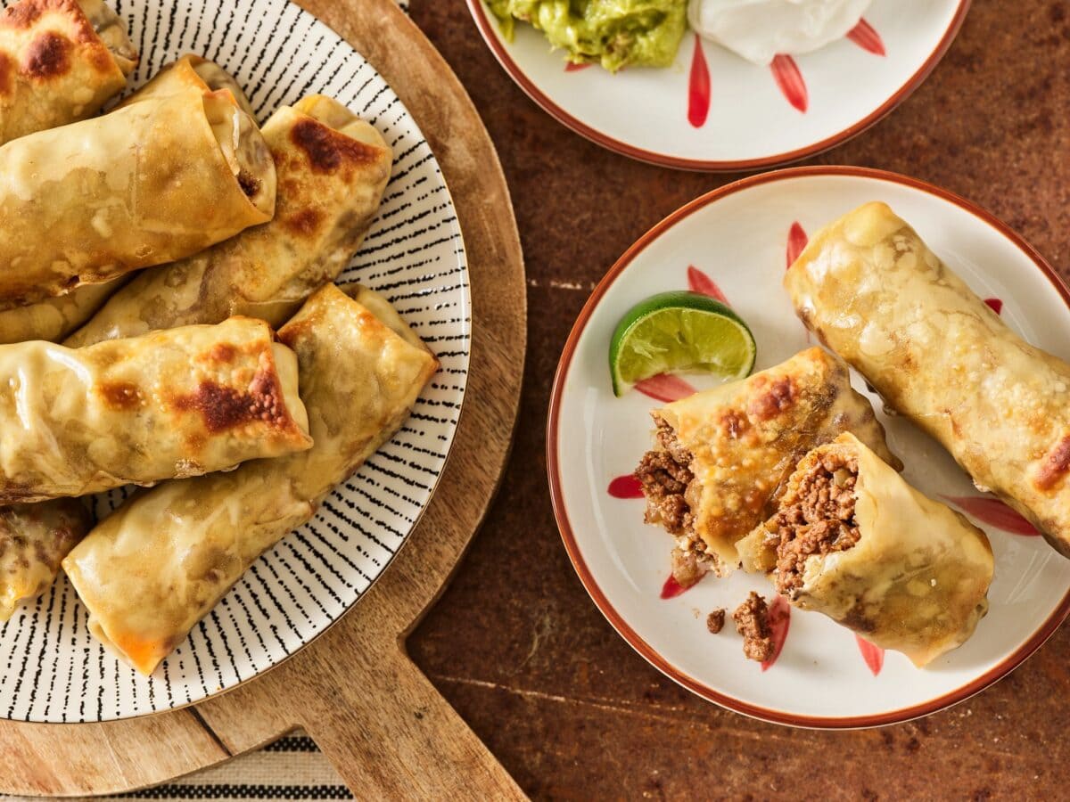 crispy taco eggrolls