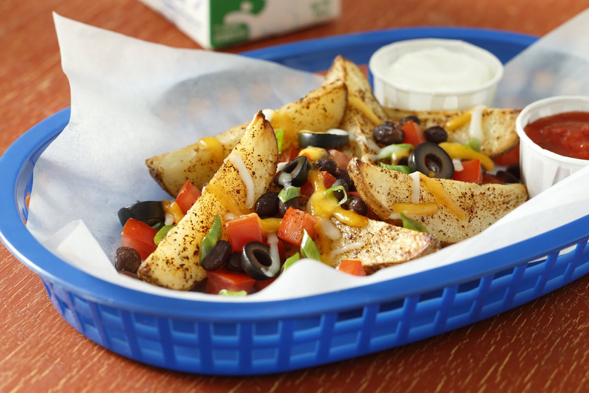 potato wedge nachos