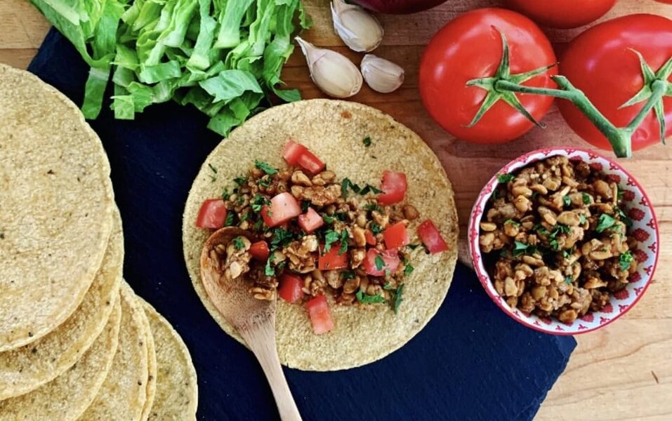 Tempeh taco filling