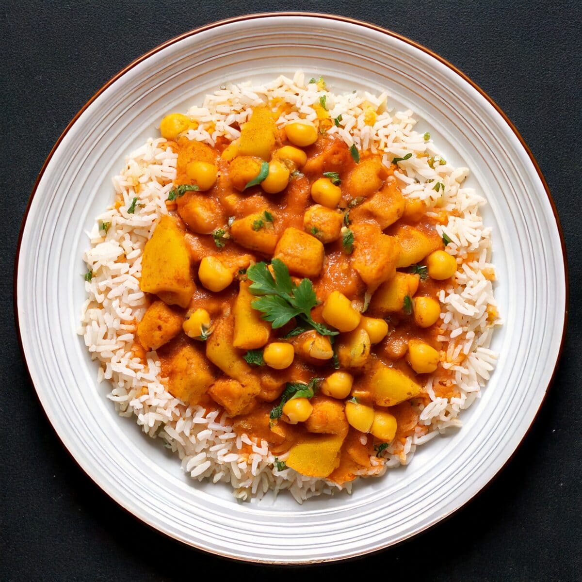 chickpea and potato curry