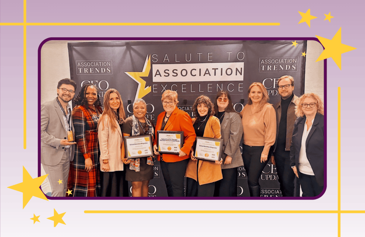 SNA staff accepting TRENDY Awards at the Salute to Associations Excellence